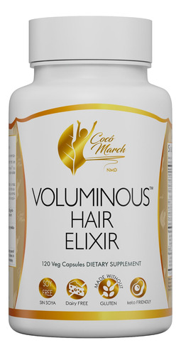 Voluminous Hair & Nails Elixir De Coco March 25 Nutrientes Y