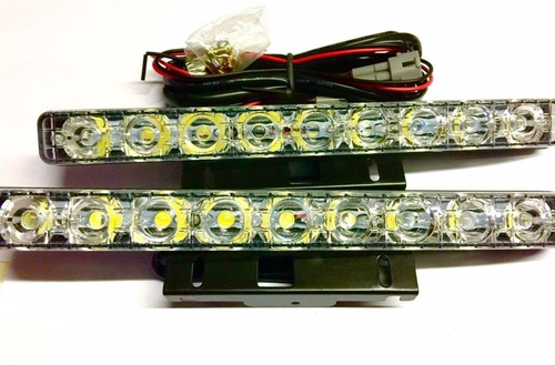 Faro Led Kit Luces Auxiliares Drl Led Cree Diurna X2 9w