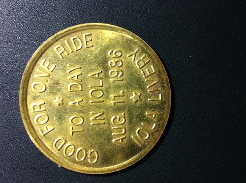 Antigua Ficha Token 1986   