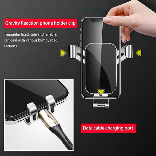 Soporte De Teléfono De Coche Gravity Air Outlet Para Xc40 Si