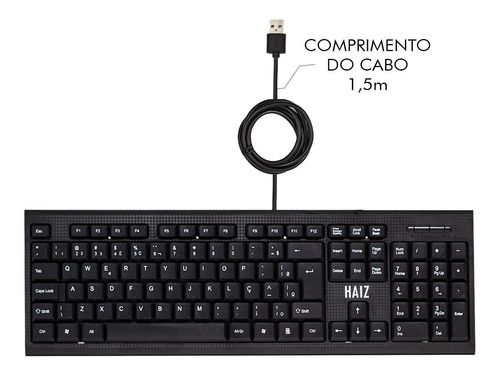 Imagem 3 de 10 de Teclado A Prova D'água Membrana Teclas Em Destaque Hz536