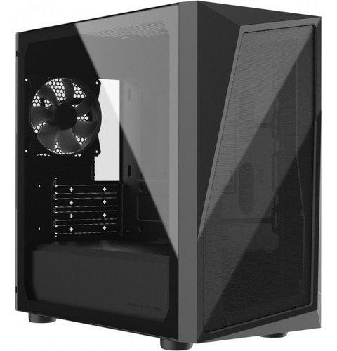 Gabinete Cooler Master Cmp 320L con vidrio lateral CP320-KGNN-S03, color negro