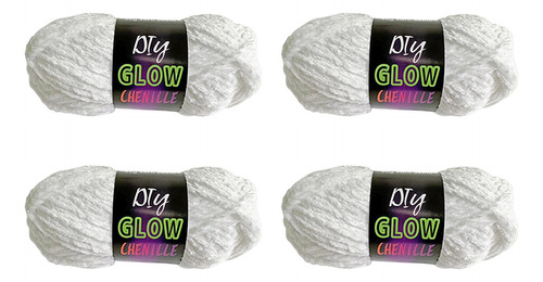 4x Hilo Que En La Oscuridad Hilo De Crochet Hilo Luminoso