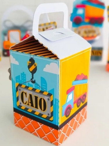 30 Cajas En 3d De Construcción