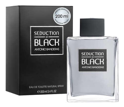 Perfume Seduction In Black 200ml Antonio Banderas Original