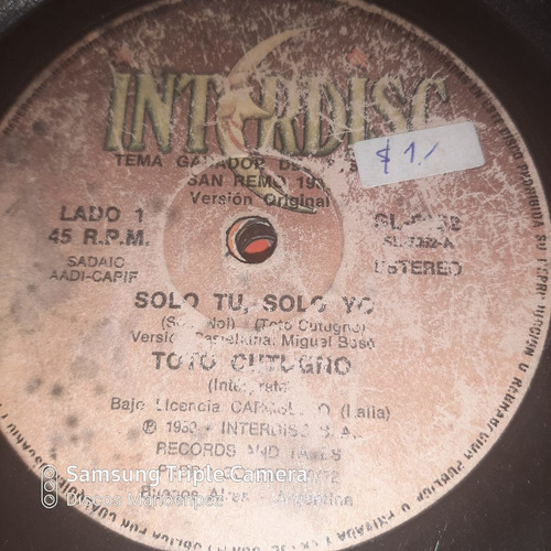 Simple Toto Cutugno Interdisc C12