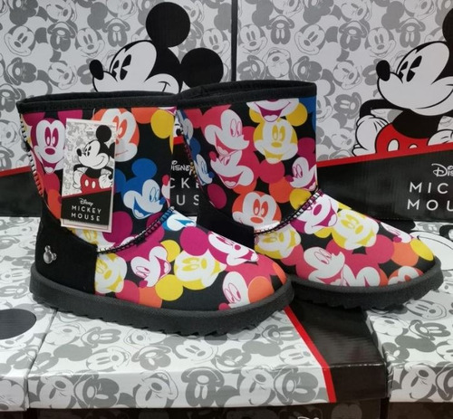 Botas Moletto Mickey Disney Original Multicolor Largas