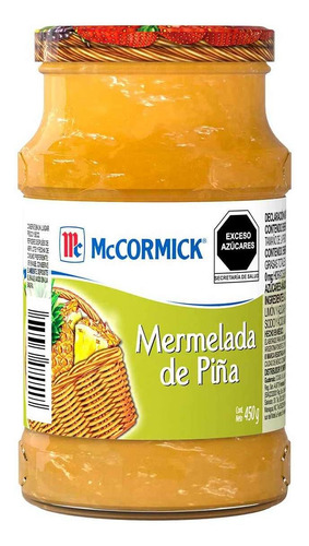 Mermelada De Piña Mccormick 450g