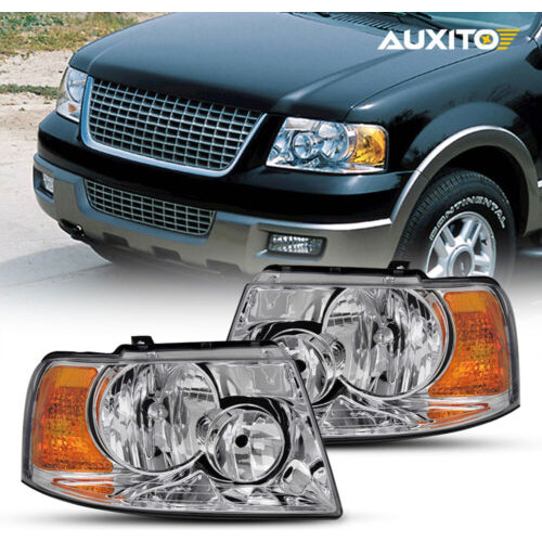 Us For 2003-2006 Ford Expedition Chrome Housing Headligh Aab