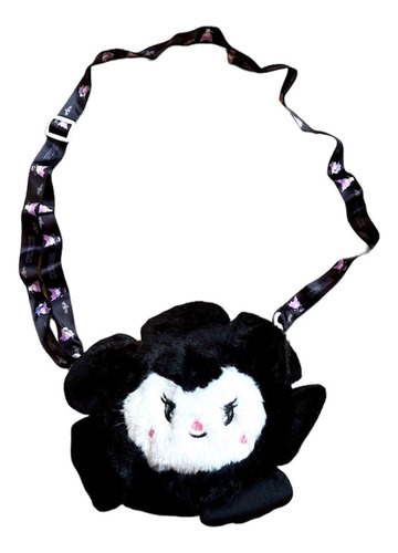 Bolsa Kuromi Flor Hello Kitty Almohada Crossbody Mensajera