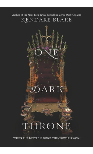 One Dark Throne (three Dark Crowns), De Kendare Blake. Editorial Harpercollins, Tapa Blanda En Inglés, 2023