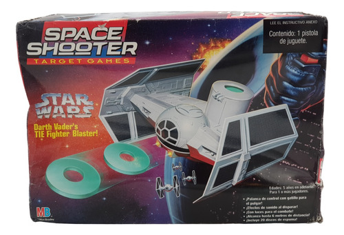 Lanzador Star Wars Darth Vader Tie Fighter 1996 Caja Dañada