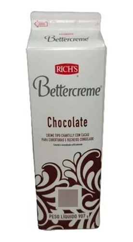 Crema Richs Bettercreme 907g X1 Chocolate Cotillon Sergio
