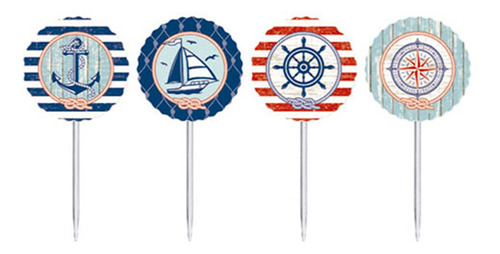 Toppers Para Doce E Salgados Marinheiro 218 Junco 8und