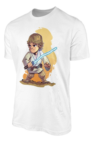 Polera Hombre Luke Skywalker Star War Personalizada