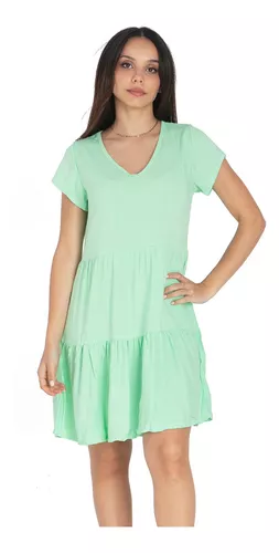 AR DRESS - Vestido verde esmeralda manga larga disponible