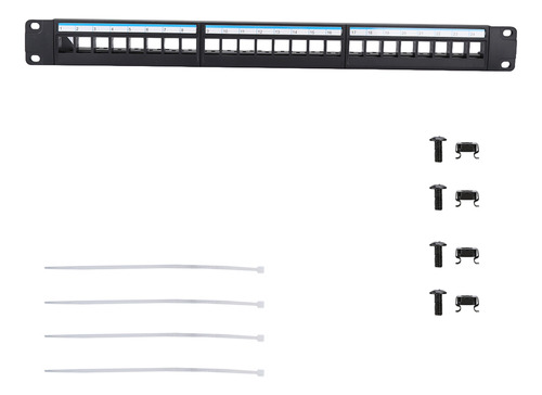 Panel De Conexión De Datos Network Tool Cat6 De 19 Pulgadas