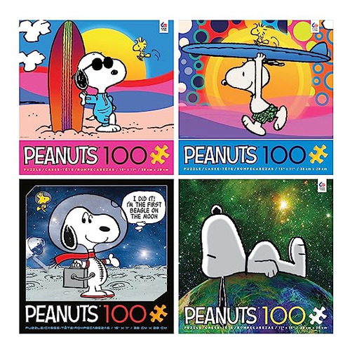 | Peanuts | 100 Piece Jigsaw Puzzle Value Pack | Limite...