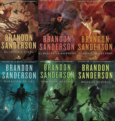 Pack Nacidos De La Bruma Saga Mistborn Completa (6 Libros)