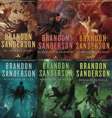 Pack Nacidos De La Bruma Saga Mistborn Completa (6 Libros) | Envío gratis Pack Nacidos De La Bruma Saga Mistborn Completa (6 Libros) | Envío gratis