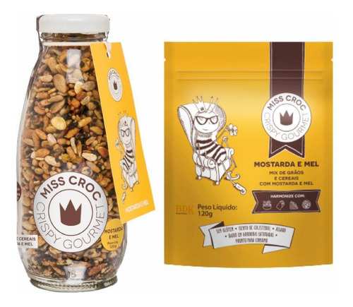 Kit 2 Granolas Crispy Mostarda E Mel Miss Croc