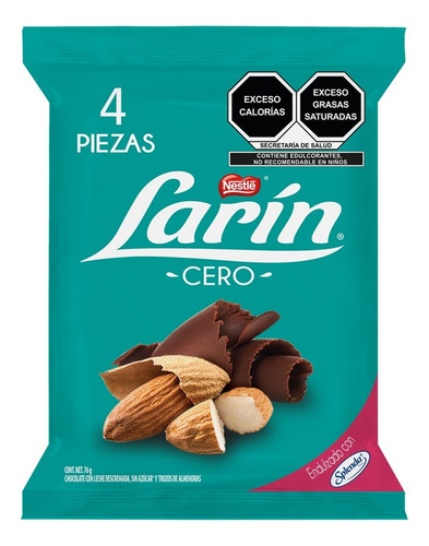 2 Pack Chocolate Larin Sin Azucar Larin 19