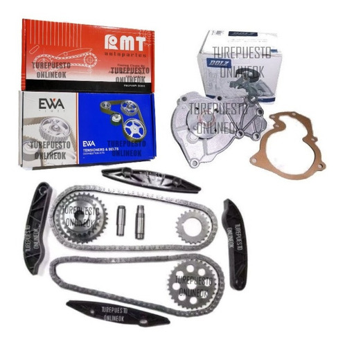 Kit Cadena De Distribucion Ford Ranger 3.0 + Bomba De Agua