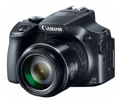  Canon PowerShot SX60 HS compacta avançada cor  preto