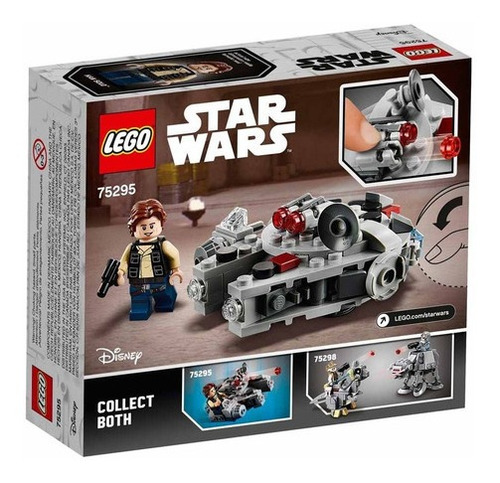 Imagen 5 de 5 de Lego Bloques Star Wars Microfighter Halcón Milenario 75295