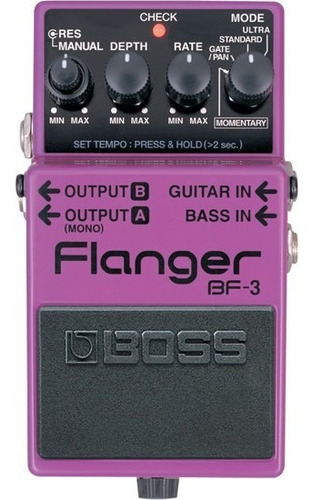 Bf3 Pedal Efecto Flanger P/guit & Bajo Boss
