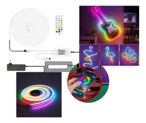 Comprar Tira De Luces Led Neon Pixel Flex 5mts\u002F12v Con App+control 