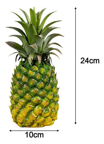 Estatuilla De Piña Artificial, Adorno De Piña, 10cmx24cm