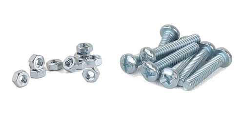 Tornillos Cabeza Tanque 3/16 X 2 Pack X 100 Unid Zincado