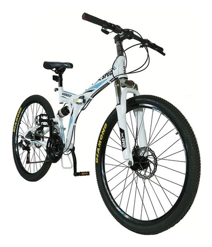 Bicicleta De Montaña De 26p 21v Color Blanco Marca Xspec