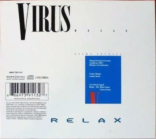 Virus Relax Cd Y Sellado Musicovinyl