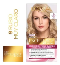 Comprar Tintura L'Oréal Excellence Tintura excellence creme 9 rubio muy claro tono h1477902 para cabello
