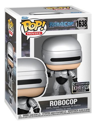 Funko Pop! Robocop: Robocop Metallic #1638 Entertainme Earth