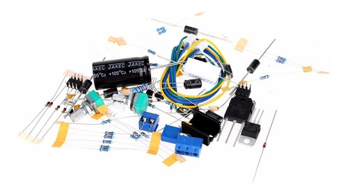 Kit Fonte Dc Continuamente Ajustável - 0 A 30v; 2ma A 3a