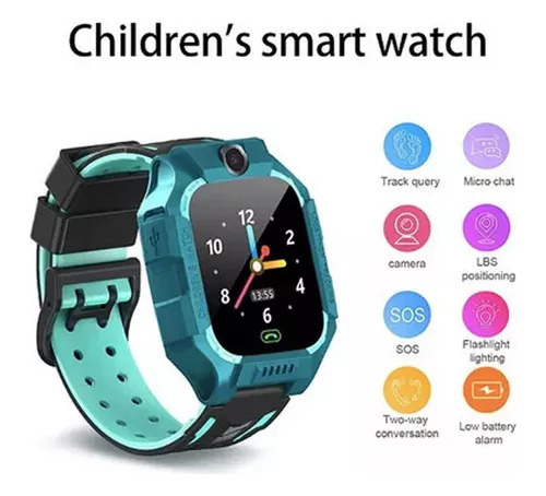Reloj Inteligente For Niños Lbs Sos Call Chip Tracker