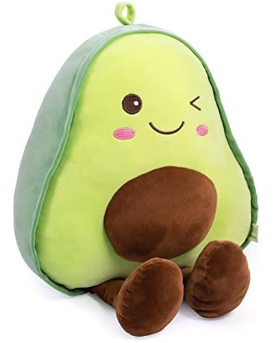 Juguete De Peluche Suave De Fruta De Aguacate Relleno De 16,