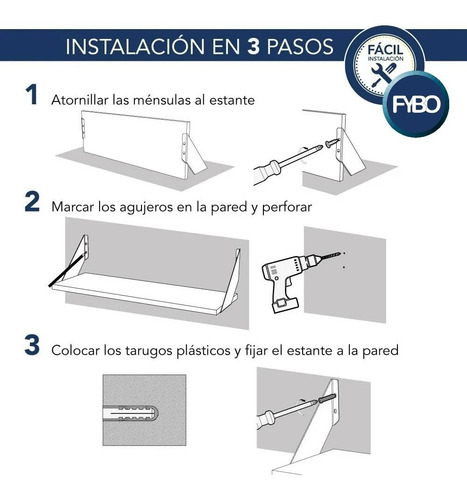 Imagen 4 de 7 de Soporte Estante Microondas 52x36 Blanco Mensula Soporta 90k