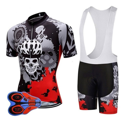 Uniforme Ciclismo Cros Jersey Short Bib Bici Ruta Mtb Pista