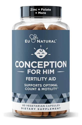 Eu Natural Conception For Him Fertilidad Masculino 60 Cáps