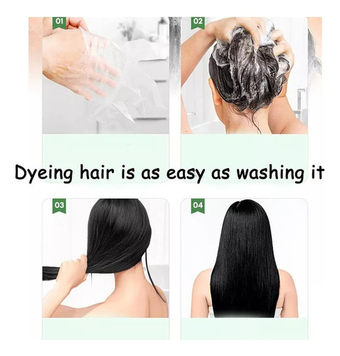Shampoo De Tintura De Cabelo Bubble Grey Herbal - 500ml
