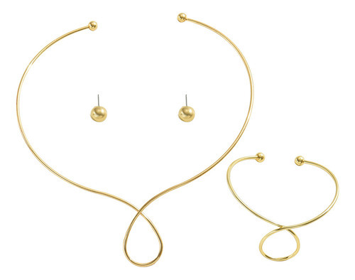 Conjunto De Collar, Pendientes Y Pulsera For Mujer