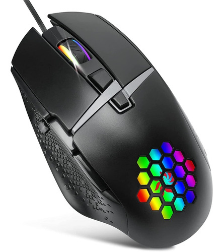 Mouse Gamer 7 Botones Con Cable Y Luz Led