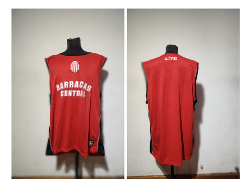 Musculosa Barracas Central Roja Con Etq