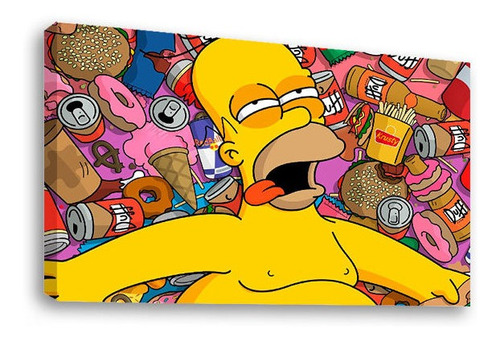 Cuadro Decorativo Canvas Moderno The Simson Beers