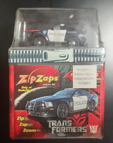 Transformers Barricade Zip Zaps Radio Shack 2007 Sin/abrir (Usado)