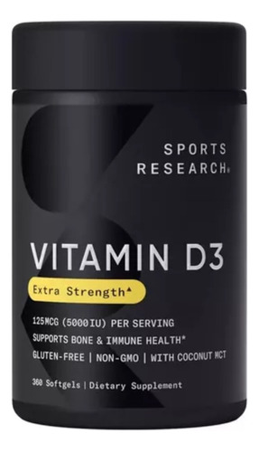 Vitamina D3 Sports Research 360 - Unidad a $472